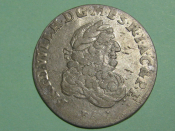 #5 Монета 6 грошей Бранденбург-Пруссия 1686 Серебро Оригинал