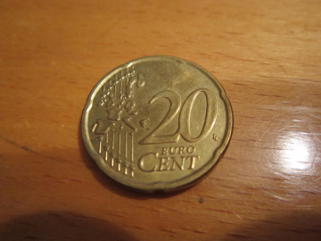 Монета 20 Евроцентов 2001 год Финляндия