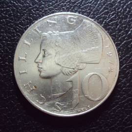 Австрия 10 шиллингов 1972 год.