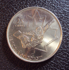 Канада 25 центов 2008 год Сноуборд.