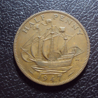 Великобритания 1/2 пенни 1947 год.