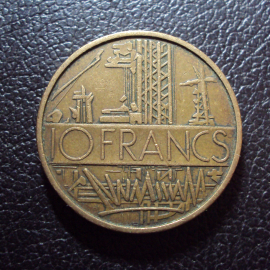 Франция 10 франков 1974 год.