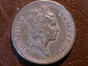 1 фунт 1991 года - Великобритания, Оригинал