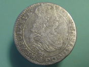 Монета Орт (18 грошей) 1668 год Польша Серебро Оригинал