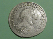 Монета 6 грошей TLB 1680 год Польша Серебро Оригинал 