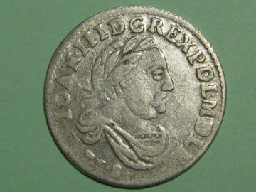 Монета 6 грошей TLB 1682 год Польша Серебро Оригинал