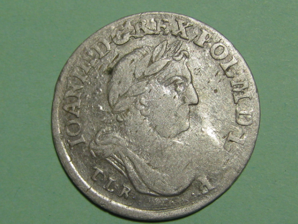 Монета 6 грошей TLB 1682 год Польша Серебро Оригинал