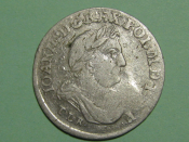 Монета 6 грошей TLB 1682 год Польша Серебро Оригинал