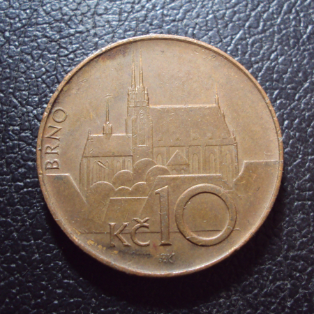 Чехия 10 крон 1995 год.