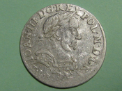 Монета 6 грошей TLB 1682 год Польша Серебро Оригинал