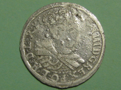 Монета 6 грошей 1684 год Польша Серебро Оригинал