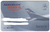 Бонусная карта Aeroflot Bonus Silver