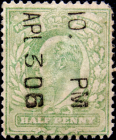 Великобритания 1904 год . король Эдвард VII . 1/2 пенни . Каталог 1,50 фунта . (1) 