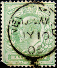 Великобритания 1904 год . король Эдвард VII . 1/2 пенни . Каталог 1,50 фунта . (2) 