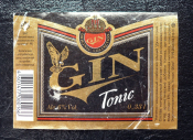 Этикетка Напиток GIN TONIC (м146)