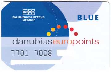 Бонусная карта Danubius Hotel Blue Будапешт Венгрия