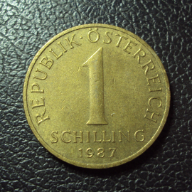 Австрия 1 шиллинг 1987 год.