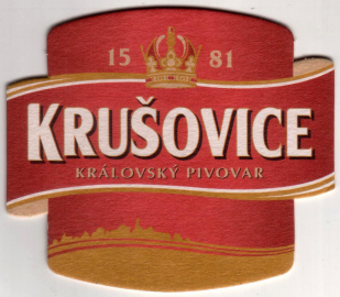 Подставка под пиво Krusovice 1
