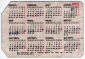 Календарик на 1993 год Олени - вид 1