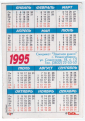 Календарик на 1995 год Элитная книга - вид 1