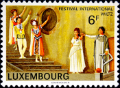 Люксембург 1977 год . Международный театральный фестиваль в Вильце . (2)