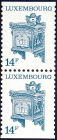 Люксембург 1991 год . Историческое Почтовое Оборудование . Сцепка .