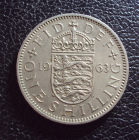 Великобритания 1 шиллинг 1963 год.