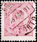 Португалия 1882 год . Король Луис I . Каталог 4,0 € . (3)