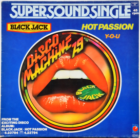 Black Jack (pr.Peter Hauke) "Hot Passion" 1979 Maxi Single