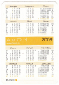 Календарик на 2009 год Avon - вид 1