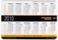 Календарик на 2010 год Western Union - вид 1