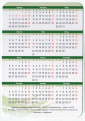 Календарик на 2010 год завод Кедр шишки - вид 1
