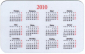 Календарик на 2010 год Стрелковый комплекс - вид 1