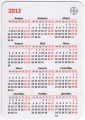 Календарик на 2012 год Супрадин - вид 1