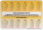 Календарик на 2014 год Western Union - вид 1