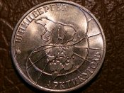 50 рублей 1993 год, Шпицберген (Арктикуголь), UNC, Оригинал !!! _154_