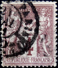 Франция 1877 год . Аллегория . 4 c . Каталог 2 €. (1)