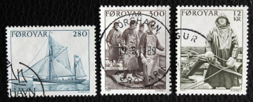 Фарерские острова 1984 Рыболовство Sc# 112-114 Used