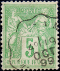 Франция 1898 год . Аллегория . 5 c . Каталог 2 € (3)