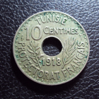 Тунис Французский 10 сантим 1918 год.