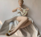 Фарфоровая статуэтка Дама с веером. Производство Wallendorf Германия нач. 1950-х годов - вид 4