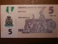Полимерная Банкнота 5 найра 2013 года - Нигерия - KM# 38 - UNC - вид 1