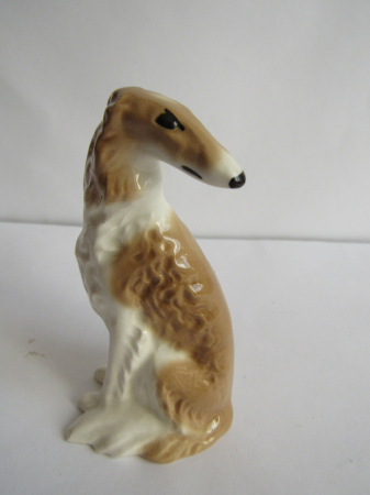 Борзая собака № 3 ( мини размер) ,авторская керамика,Вербилки