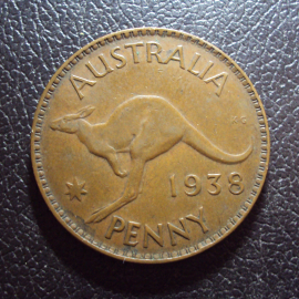 Австралия 1 пенни 1938 год.