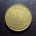 Франция 10 сантим 1962 год.