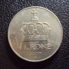 Норвегия 1 крона 1977 год.