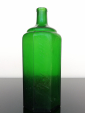Старое стекло Кёнигсберга Бутылка зеленое стекло надпись Lysoform Начало 20 века Германия Высота 19 см. Объем 500 мл.  - вид 1