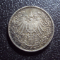 Германия 1/2 марки 1915 j год. - вид 1