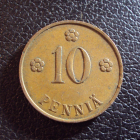 Финляндия 10 пенни 1937 год.