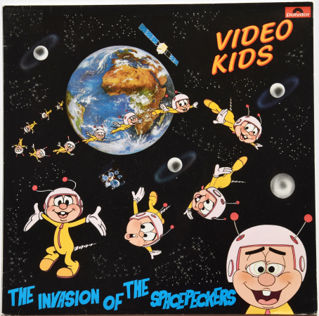 Video Kids "The Invasion Of The Spacepeckers" 1985 Lp  